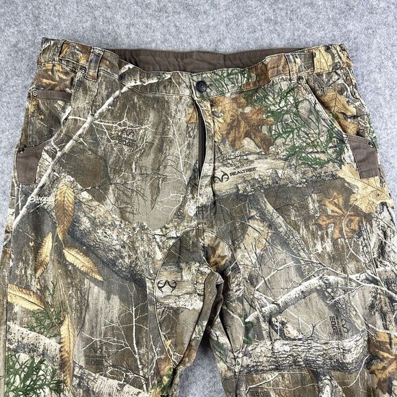 Magellan Outdoors Pants Mens XL Camouflage Realtree Hunting Stretch Waist HEMMED - Picture 2 of 15